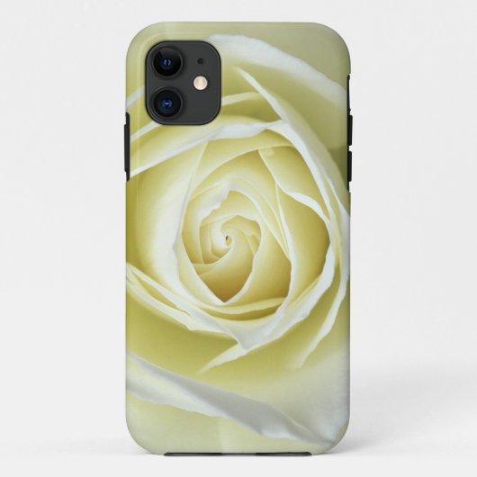 Dichtbij details van witte roos Case-Mate iPhone case (Achterkant)