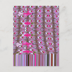 Dichte en ingewikkelde Abstracte patroonkunst afdr Briefkaart