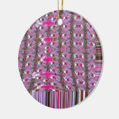 Dichte en ingewikkelde Abstracte patroonkunst afdr Keramisch Ornament (Links)