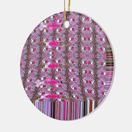 Dichte en ingewikkelde Abstracte patroonkunst afdr Keramisch Ornament (Links)