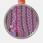 Dichte en ingewikkelde Abstracte patroonkunst afdr Metalen Ornament (Voorkant)