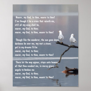 Dichter bij de Christelijke Hymne Poster