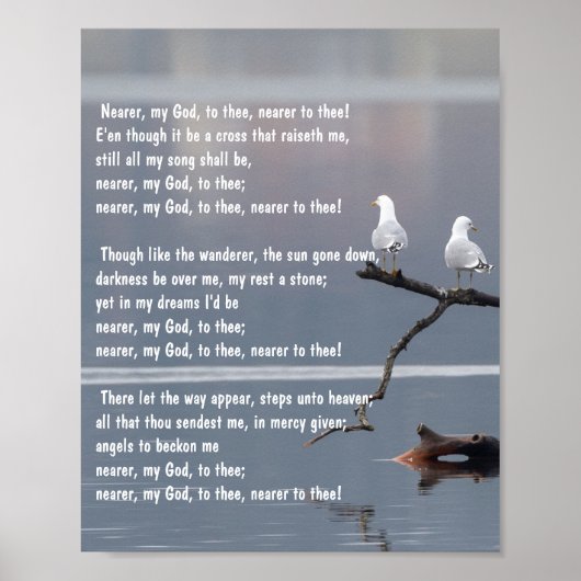 Dichter bij de Christelijke Hymne Poster (Voorkant)