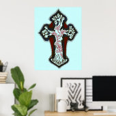 Dichter bij mijn God bij het Kruis Poster (Thuiskantoor)