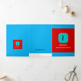 Dichter Calwell Lee Verjaardag Drieluik Wenskaart