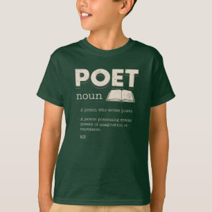 Dichter Definitie Grappig Laureaat Nieuwigheid Gra T-shirt