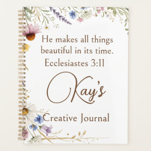 Dichter Esthetiek, Monogram Waterverf Whimsical Go Planner