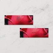 Dichter, Mini Visitekaartje (Voorkant / Achterkant)