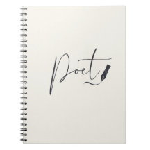 Dichter Script Notitieboek – Minimalistisch Schrij