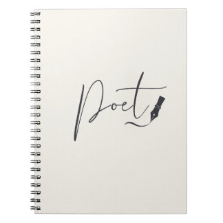 Dichter Script Notitieboek – Minimalistisch Schrij