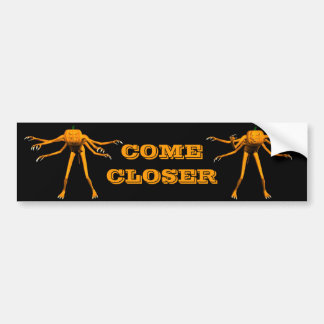 dichterbij komen bumpersticker