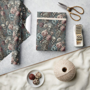 🪦 Dichters in behandeling – Gotisch Victoriaans Cadeaupapier