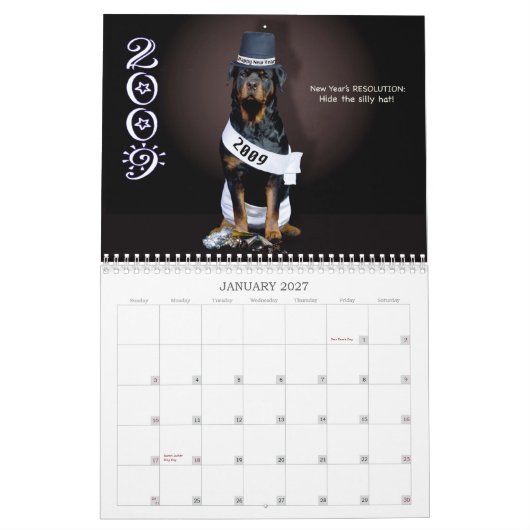 Dichtheid:  Afsluiten en persoonlijk Kalender (Jan 2027)