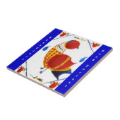 Dichtheid en goede fortuin PA Nederlandse hex-teke Tegeltje (Zijkant)