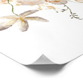 Dichtheid gedroogd wild Pampas Wedding Poster (Hoek)