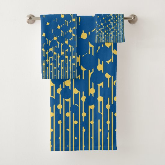 Dichtheid in blauw en geel - Handdoekset Bad Handdoek (Insitu)