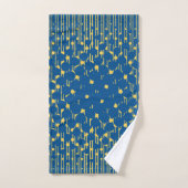 Dichtheid in blauw en geel - Handdoekset Bad Handdoek (Handdoek)
