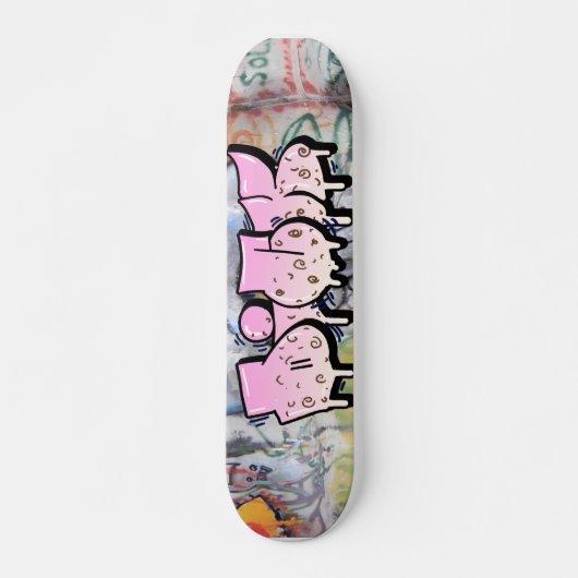 Dick Graffiti aangepast skateboard (Voorkant)