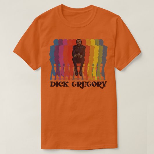 Dick Gregory Fade Tribute T-shirt (Design voorkant)