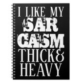 Dick & Heavy Sarcasm Notitieboek (Voorkant)