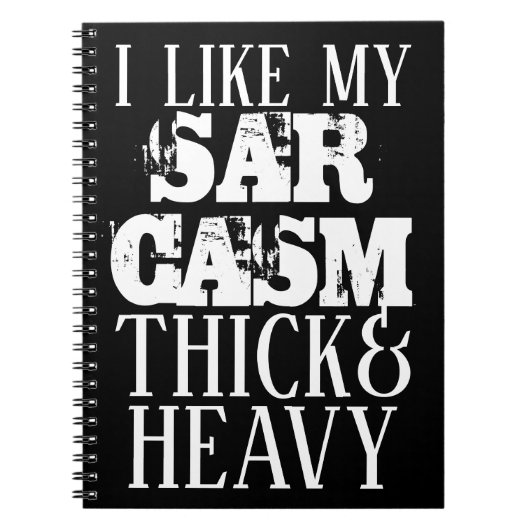 Dick & Heavy Sarcasm Notitieboek (Voorkant)