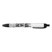 Dick & Heavy Sarcasm Zwarte Inkt Pen (Bodem)
