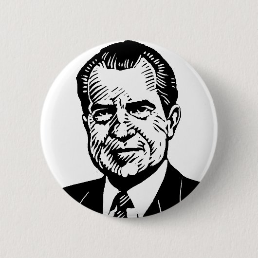 Dick Nixon knop Ronde Button 5,7 Cm (Voorkant)