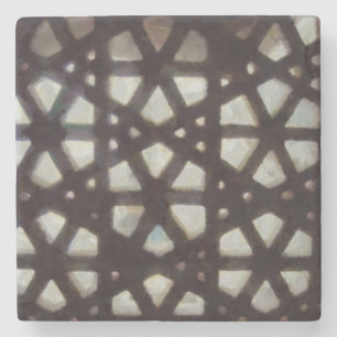 Dick steen lattice stenen onderzetter
