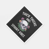 Dick thighs en Spooky Vibes Halloween Matching Servet (Hoek)