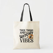 Dick Thighs en Witchy Vibes Tote Bag (Voorkant)