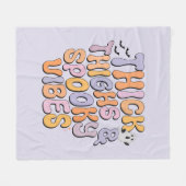 Dick Thighs & Spooky Vibes Fleece Deken (Voorkant (Horizontaal))