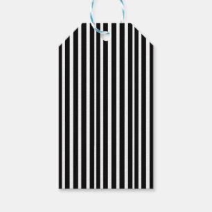 Dick White en Black Striped Labels voor aangepaste Cadeaulabel