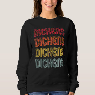Dickens Achternaam Retro Verjaardagsreünie Trui