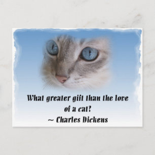 Dickens Cat Briefkaart