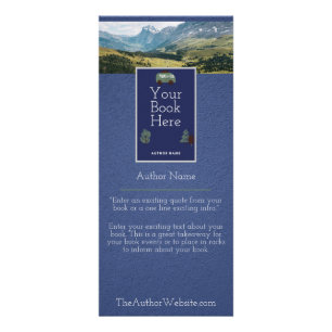 Dickens Geïnspireerde Rack-kaart voor boekpromoti Reclamekaart