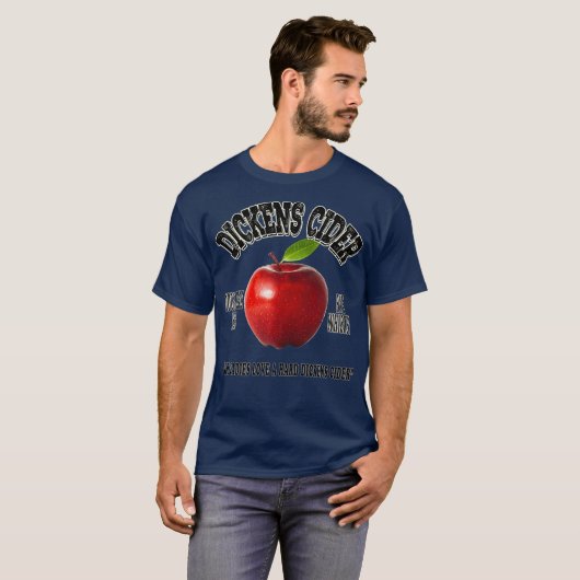 DICKENS HARD APPLE CIDER Premium T-shirt (Voorkant volledig)