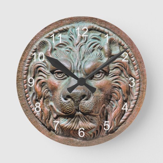 Dickens Kerstmis Throwback Ronde Klok (Voorkant)