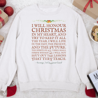 Dickens Scrooge Quote Cute Victoriaans Kerstmis Trui