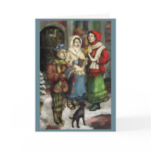 Dickensian kerstCarolers schilderen personaliseren