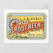 Dickey Root Beer Briefkaart (Voorkant)