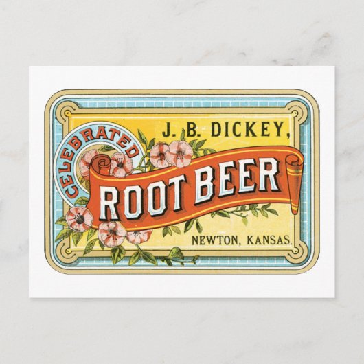 Dickey Root Beer Briefkaart (Voorkant)