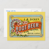 Dickey's  roetbaars en briefkaart (Voorkant / Achterkant)