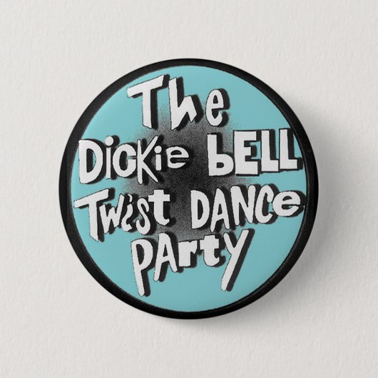 Dickie Bell Twist Dance Party Ronde Button 5,7 Cm (Voorkant)