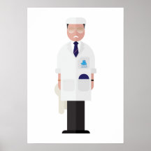 Dickie Bird - Cricket Heritage Poster