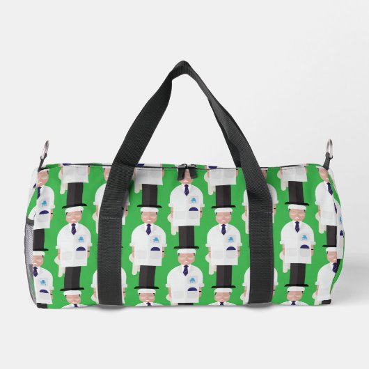 Dickie Bird – Patterned Duffel Bag Plunjezak (Achterkant)