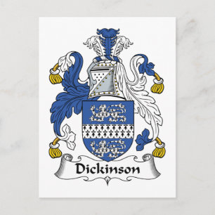 Dickinson Family Crest Briefkaart