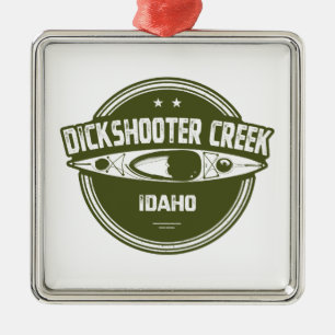 Dickschutter Creek Idaho Kayaking Metalen Ornament