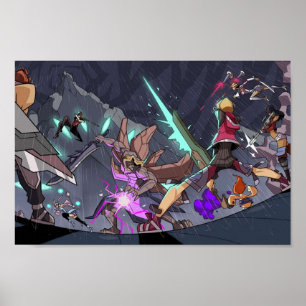 Dickson gevecht Xenoblade Chronicles Poster