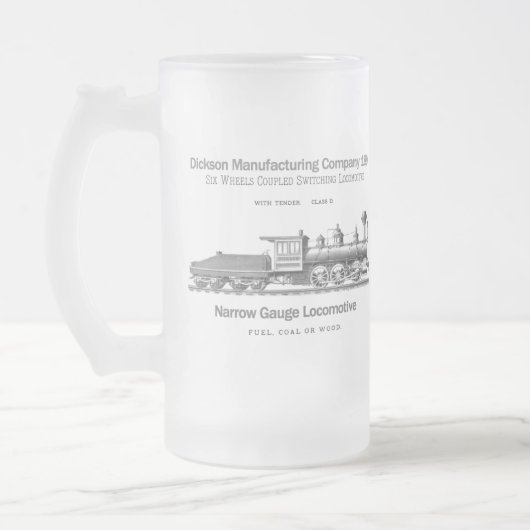 Dickson Switching Locomotive 1886 Matglas Bierpul (Links)