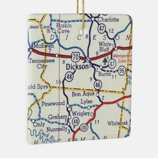 Dickson TN Keramisch Ornament (Rechts)